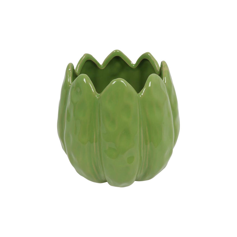 Countryfield bloempot tulp groen 12x12x13cm