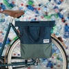 Urban Proof fietsshopper blauw-groen 20L