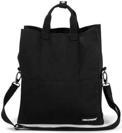 Urbanproof draagtas city tote recycled 22l zwart