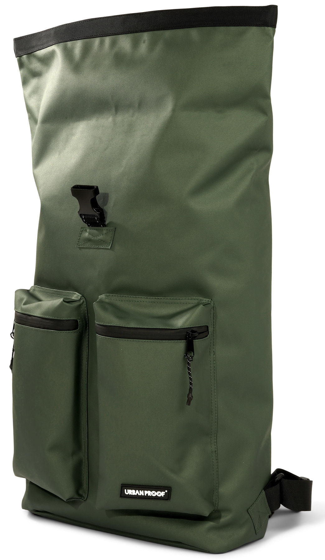 Urbanproof fietstas rolltop up recycle 20l groen