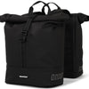 Urbanproof tas double roll up recycle 38l zwart