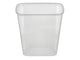 Verpakkingsbekers 500ml met deksel helder 10 stuks