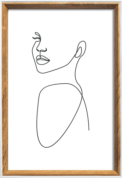 Walther silhouette - houten lijst - fotoformaat 20x30 cm - natuur