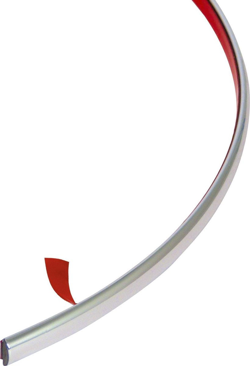 Carpoint sierstrip chrome zelfklevend 6mm 8m lijst universeel buiten en binnen