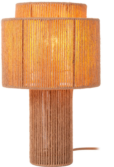 Lucide denice - tafellamp - ø 25 cm - 0xe27 - taupe