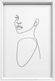 Walther silhouette - houten lijst - fotoformaat 20x30 cm - wit