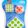Van manen puzzelkubus set van 3 - breinbreker speelgoed voor kinderen.