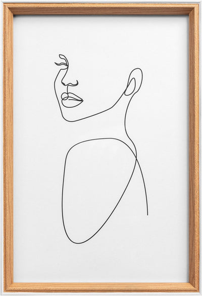 Walther silhouette - houten lijst - fotoformaat 20x30 cm - beuken