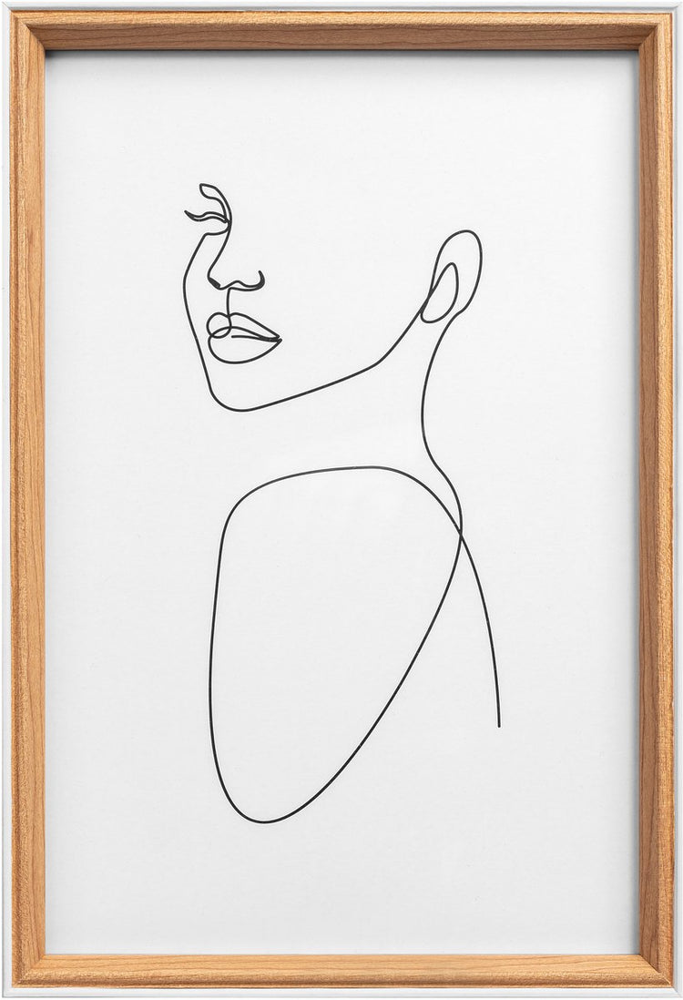 Walther silhouette - houten lijst - fotoformaat 20x30 cm - beuken