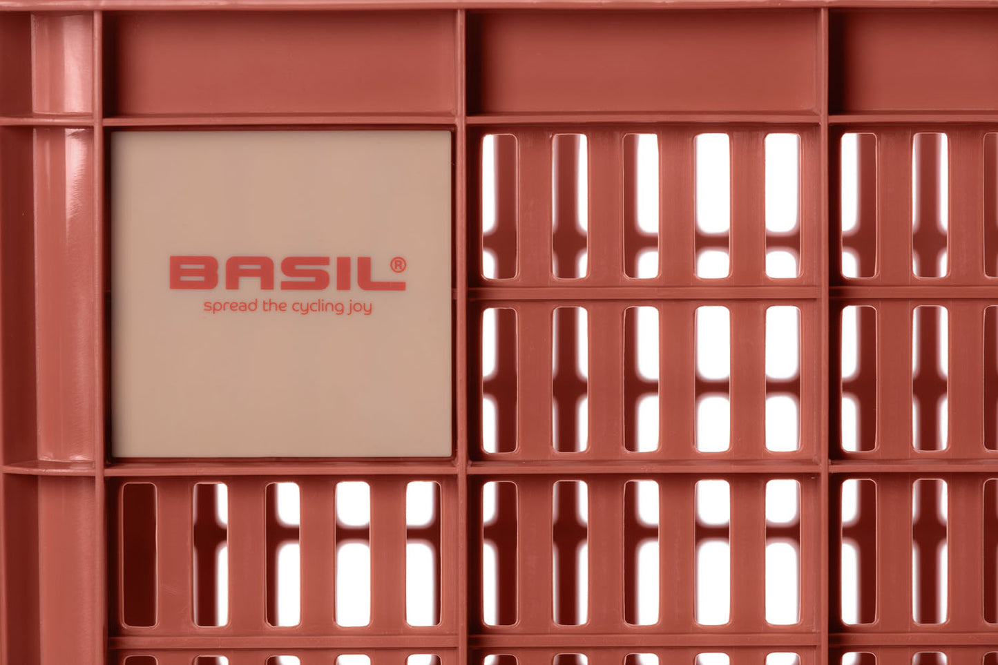 Basil fietskrat S - klein - 17.5 liter - rood