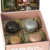 Display met 4 Basil Noir Bell fietsbellen