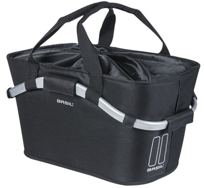 Basil fietsmand classic carry all met mik bevestiging 22 liter 20 x 38 x 17 cm - zwart