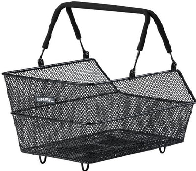 Basil fietsmand cento met mik bevestiging 14 liter 39 x 24 x 13 cm - zwart