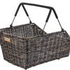 Basil fietmand cento rattan look met mik bevestiging 22 liter 41 x 25 x 12 cm - bruin