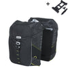 Basil dubbele fietstas miles 34 liter 13 x 26 x 35 cm (2x) - zwart lime