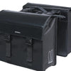 Basil dubbele fietstas urban load mik 48-53 liter - zwart
