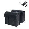 Basil dubbele fietstas urban load mik 48-53 liter - zwart