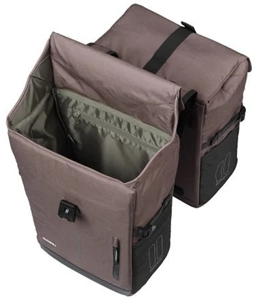 Basil tas move dubbel bruin | 30l