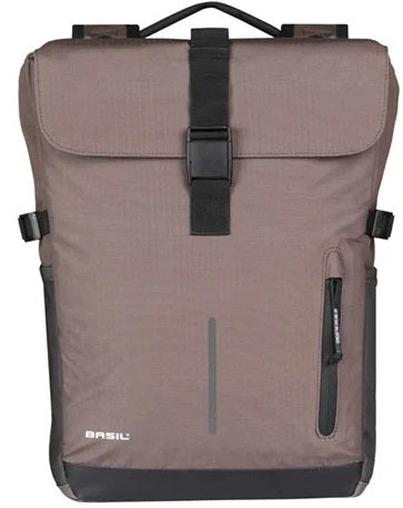 Basil dubbele fietstas move mik 30 liter 16 x 27 x 38 cm - bruin