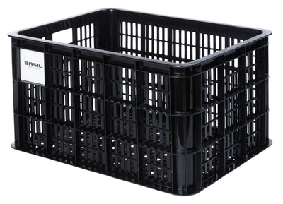 Basil gerecyclede fietskrat m 29.5 liter mik 33 x 44 x 27 cm - zwart