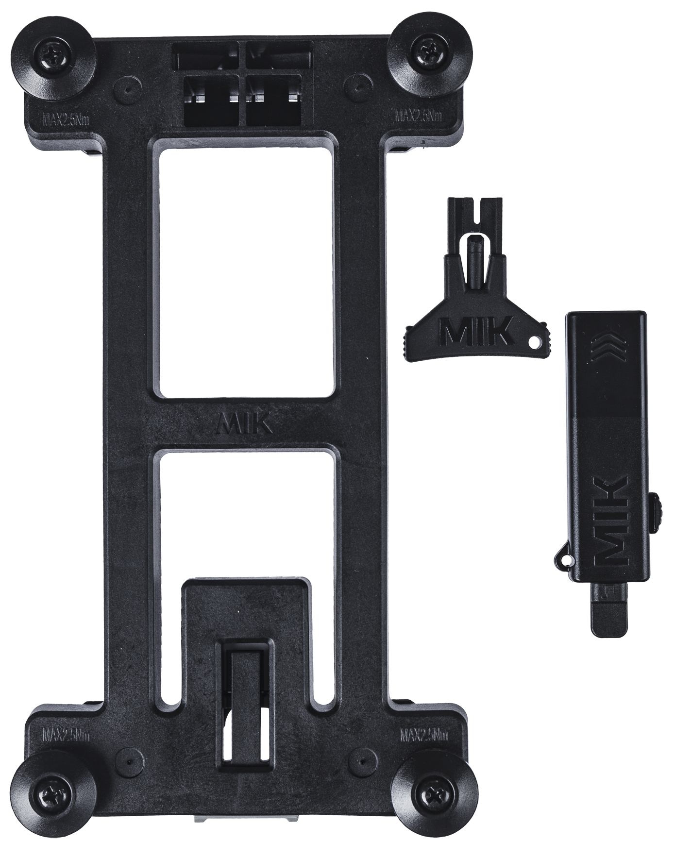 Basil mik adapter plate tas adapterplaat zwart 70171 70173