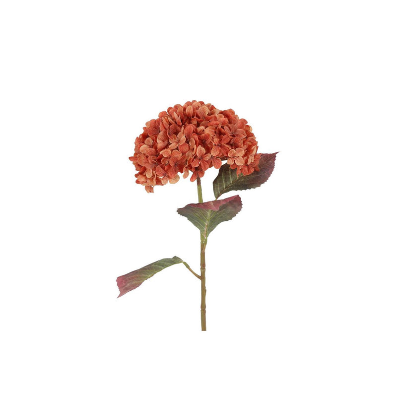 Countryfield kunstbloem hydrangea l oranje