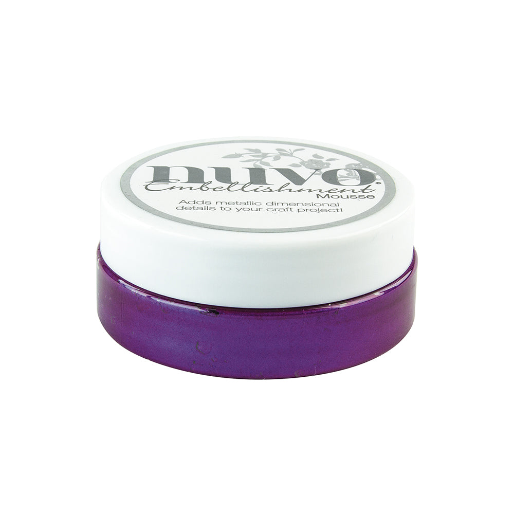 Nuvo by tonic studios nuvo • embellishment mousse royal aubergine
