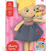 Clementoni zachte knuffelpop cherry terry - knuffel en pop voor baby en peuter - zacht kraamcadeau - wasbaar poppen speelgoed voor de allerkleinsten