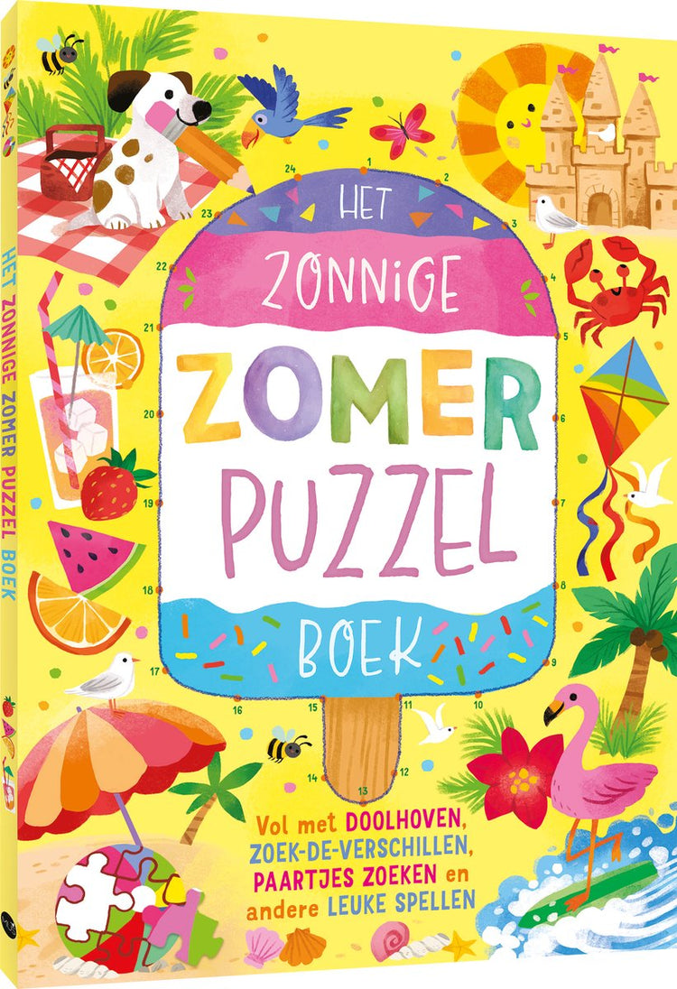 Merkloos sans marque het zonnige zomerpuzzelboek