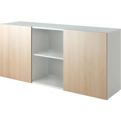 Bach schuifdeurkast hammerer 2fh eiken, wit