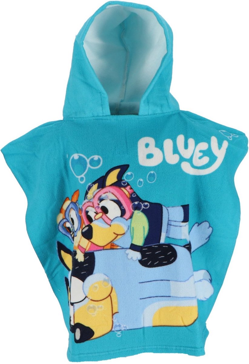 Bluey poncho, 55x110cm