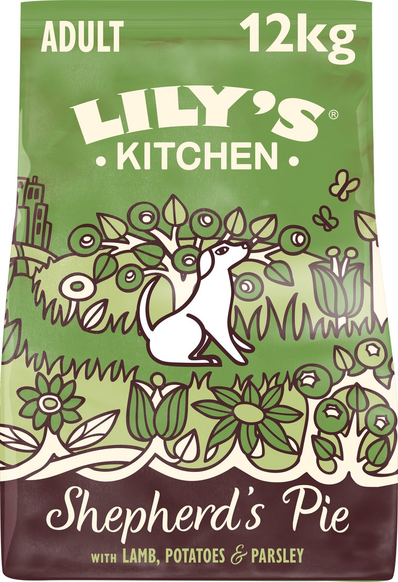 Lily's kitchen - hondenvoer - droogvoer - shepherd's pie boerenschotel met lam - 12 kg
