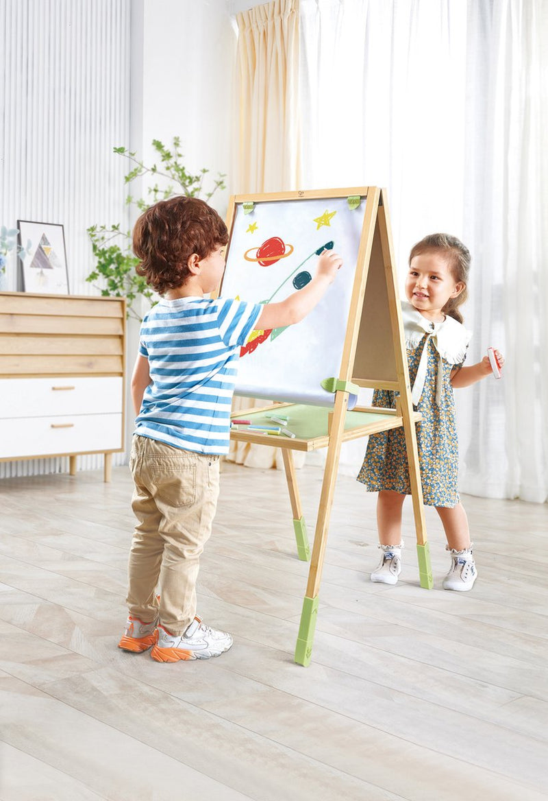 Hape step up bamboe schildersezel