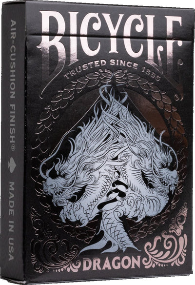 Bicycle dragon black - premium speelkaarten - poker - ultimates collectie - collectible