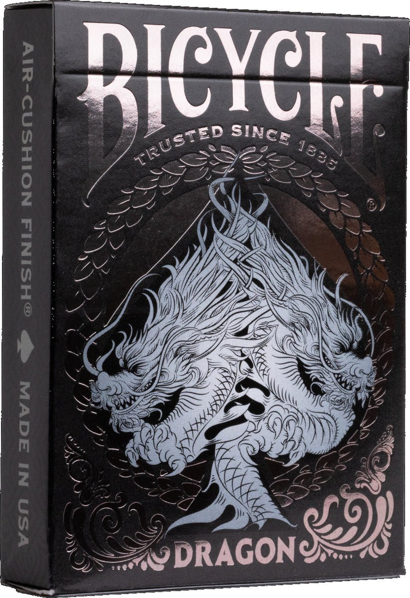 Bicycle dragon black - premium speelkaarten - poker - ultimates collectie - collectible