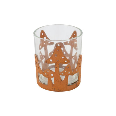 Countryfield theelicht paddenstoel roest ø7xh8cm