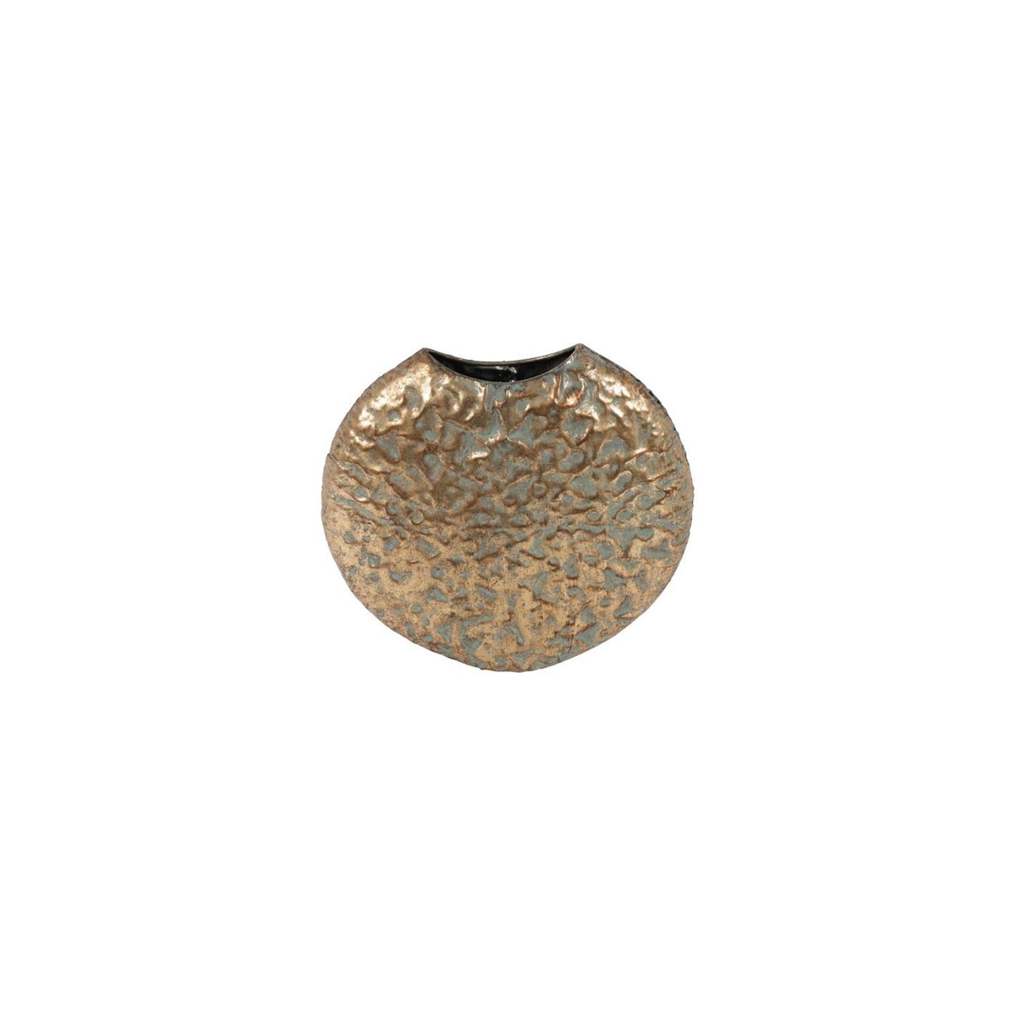Country field vaas goud metaal h29,5cm