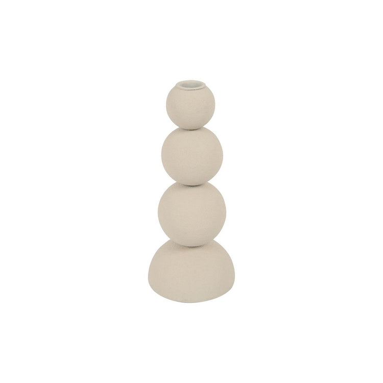 Countryfield kandelaar saris m crème ø10xh23,5cm