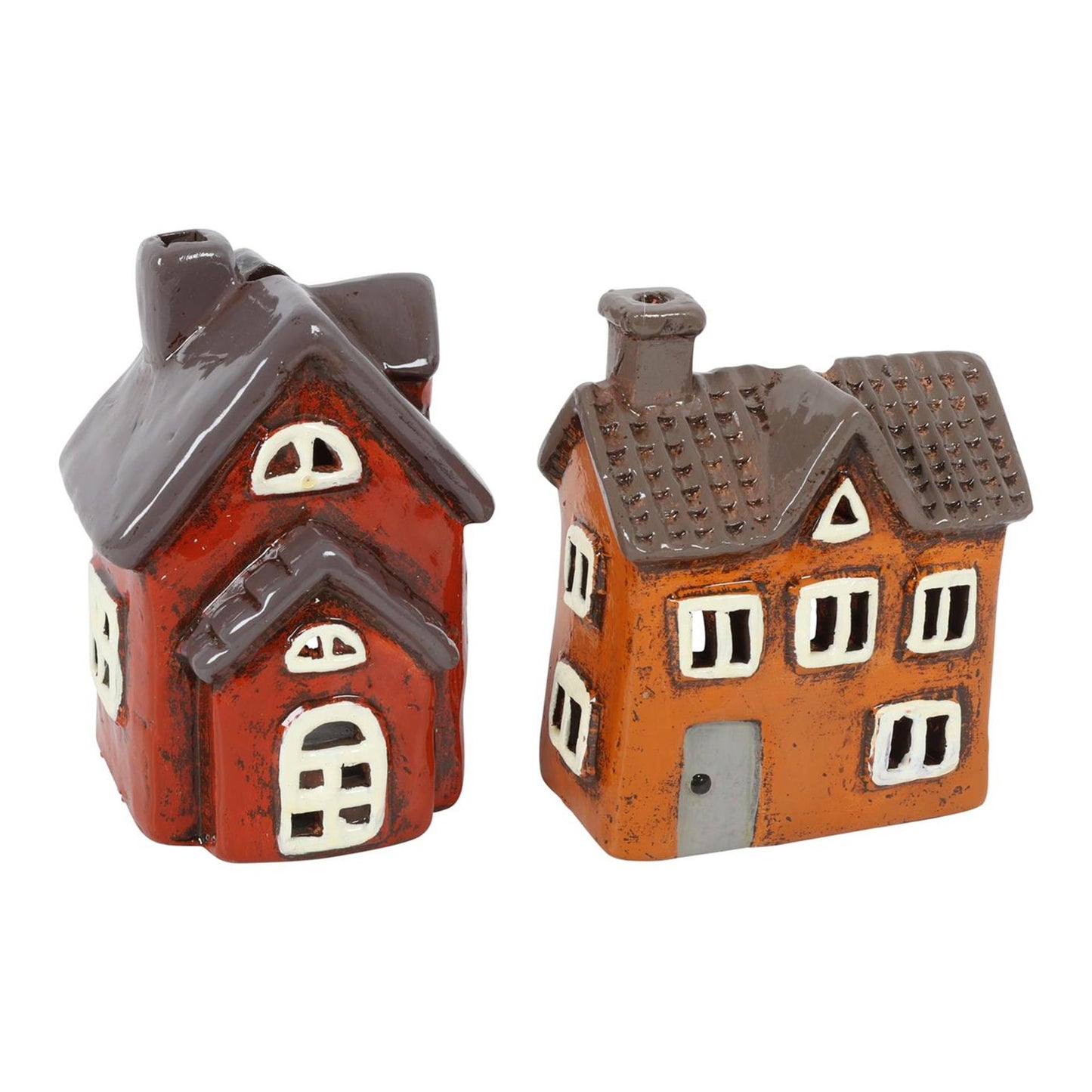 Countryfield theelicht huis bill 10x9,5x14cm