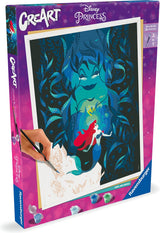 Ravensburger creart schilderen op nummer - ariel en ursula - afbeelding 1