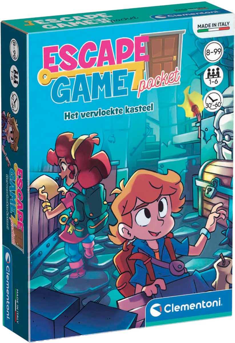 Clementoni pocket escape spel - het vervloekte kasteel