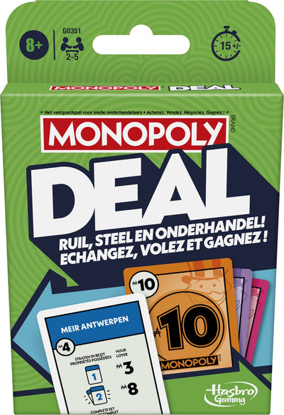Hasbro monopoly deal kaartspel