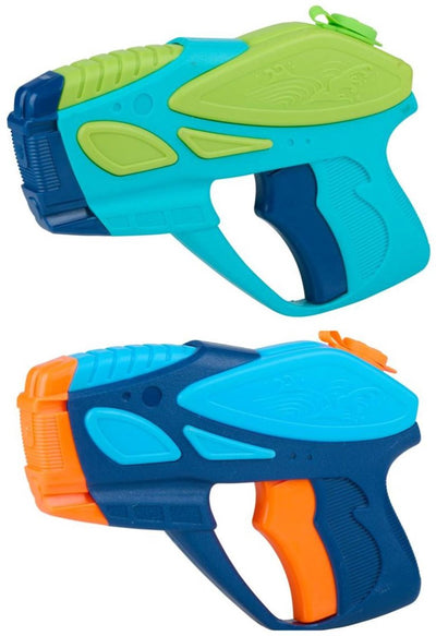Eddy toys waterpistool van 22 cm lang - inhoud van 125 ml - gemaakt van stevig kunststof - geschikt voor kinderen vanaf 3 jaar - inclusief 2 jaar fabrieksgarantie - kleur donkerblauw, blauw en groen