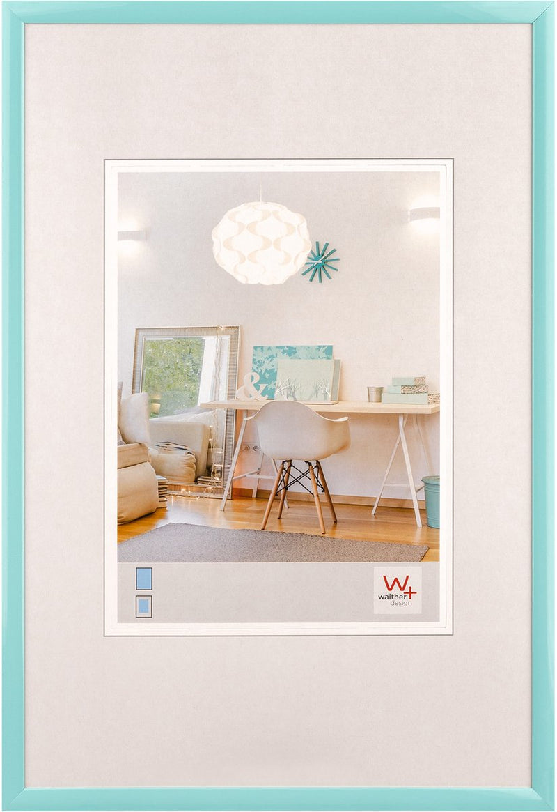 Walther new lifestyle - kunststof lijst - fotoformaat 30x45 cm - turkoois