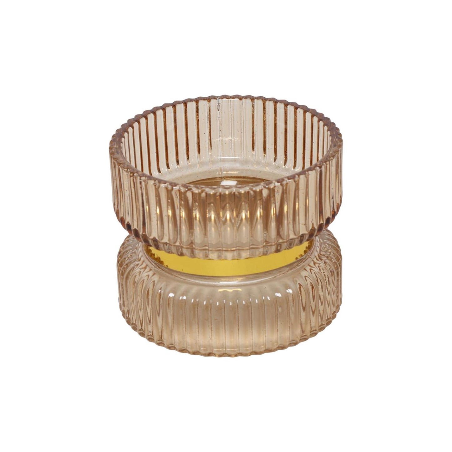 Countryfield kandelaar sybel bruin ø9xh7cm