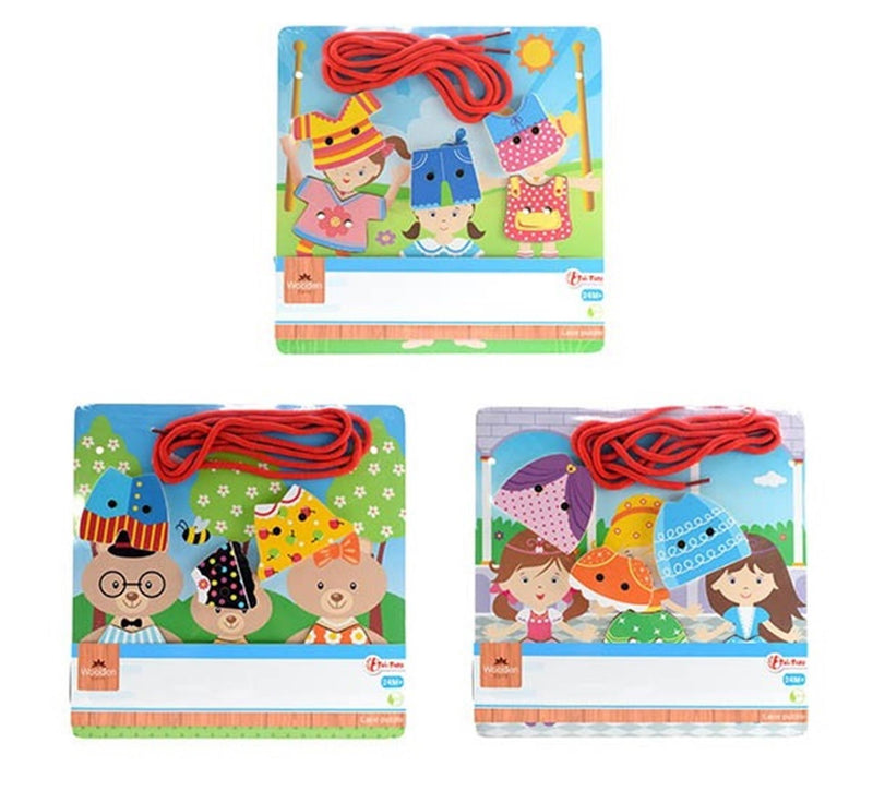 Toi-toys toi toys kleertjes rijgen hout