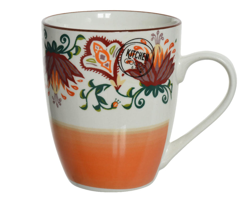 Decoris mok porselein 320 ml boho design