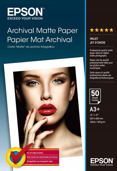 Epson mat fotopapier a3+ 189g 50 vel