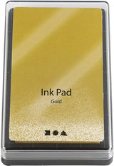 Creativ company stempelinkt, goud, h: 2 cm, afm 9x6 cm, 1 stuk - afbeelding 1