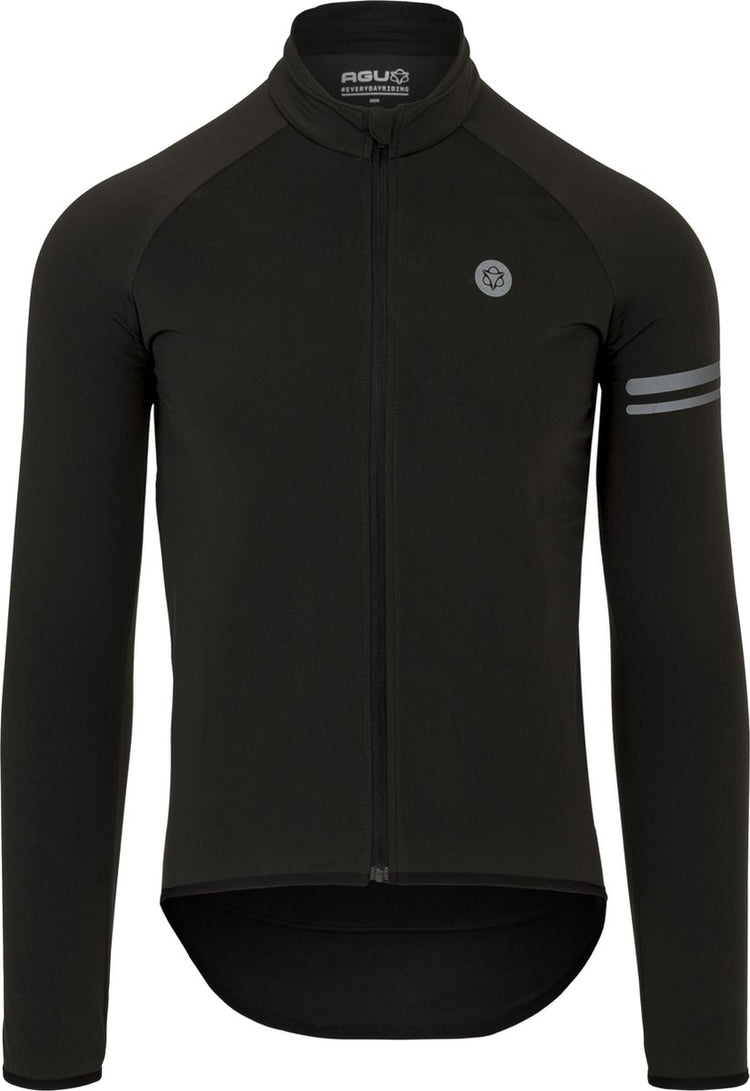 Agu thermo fietsshirt lange mouwen essential heren - zwart - xl
